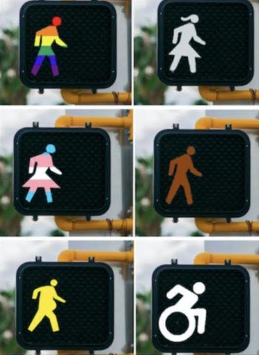 Students Sign Petition To Ban Quot Offensive Quot White Man In Crosswalk Signs - News