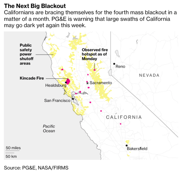 PG&E's Rolling Blackouts Could Leave 1.8 Million Californians Without