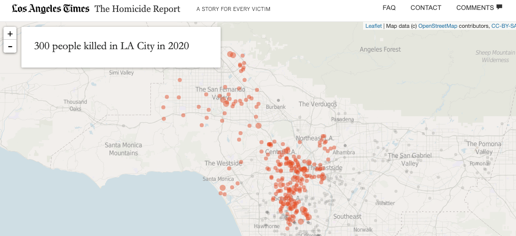 Pandemic Of Crime LA Homicides Hit Decade Highs JUNKieBONDs   2020 11 23 10 54 26 