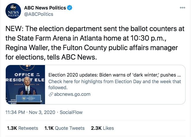 The Federalist Destroys Attempted Debunking Of Late-Night
Ballot Malarkey In Georgia 3