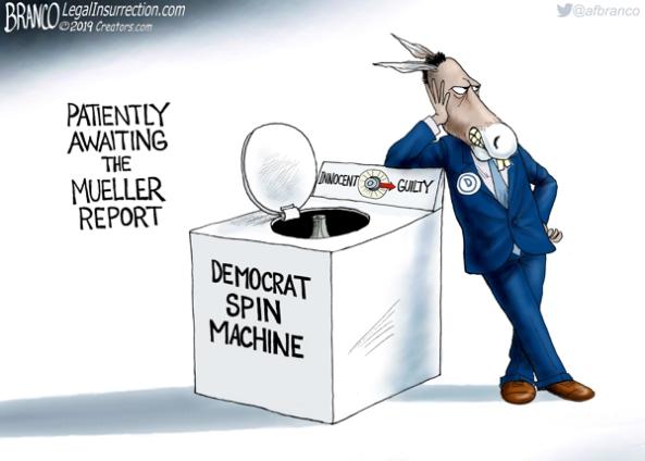 Image result for outrage of the media on Mueller's report cartoon