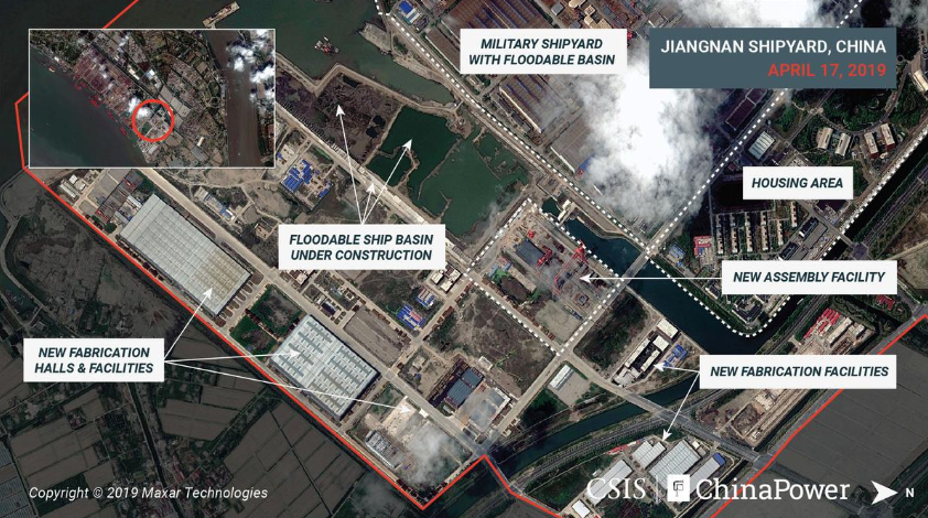 China's Third Aircraft Carrier Revealed In New Satellite Images