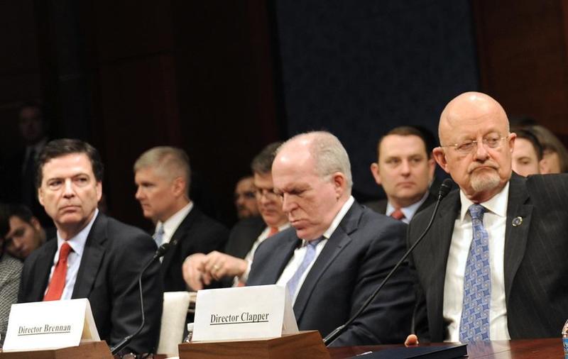 'They Are Running Scared': DOJ Inspector General Report On FISA Abuse Delayed After 'Reluctant Witnesses' Come Forward At '11th Hour' Comey%20brennan%20clapper%20%281%29_0
