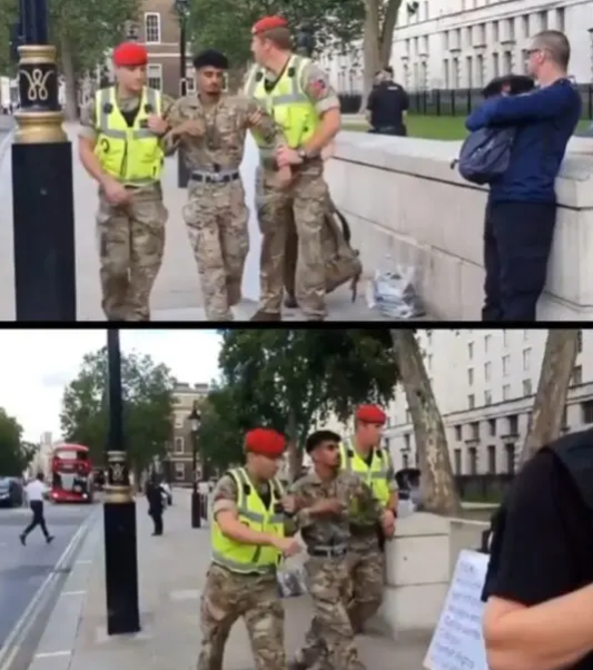 British Soldier Arrested For Protesting Yemen War
& Saudi Arms Sales In Uniform 1