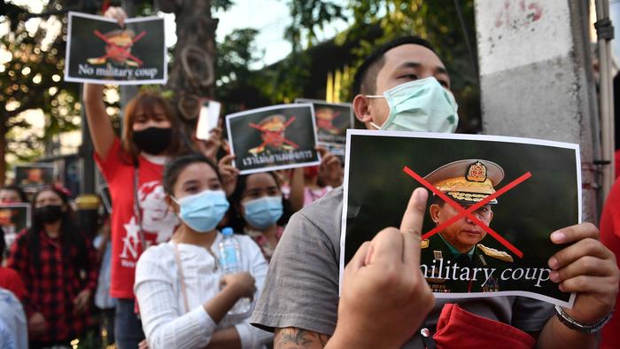 Tens Of Thousands Protest Military Coup In Myanmar As Internet Blocked Nationwide - Vimarsana News
