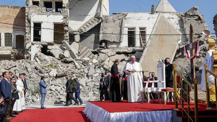 "You Have Protected The Christians From ISIS": Pope Holds Mass In War-Ravaged Mosul - Vimarsana News