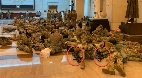 Scared By Own People: Thousands National Guard Troops Deployed, Capitol Fortified Expecting Mass Protests Against Biden