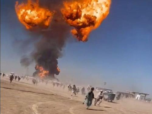 "Powerful Enough To Be Spotted From Space": Fuel Tanker Convoy Explodes At Afghan-Iran Border