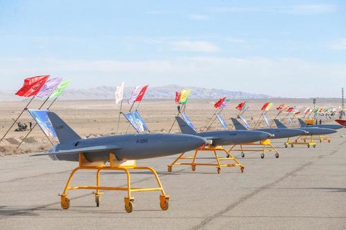 Iran Showcases Suicide Drones During Large-Scale UAV Combat Exercise