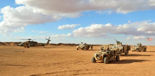 A landing zone at Al-Tanf base in Syria, via Wikimedia 