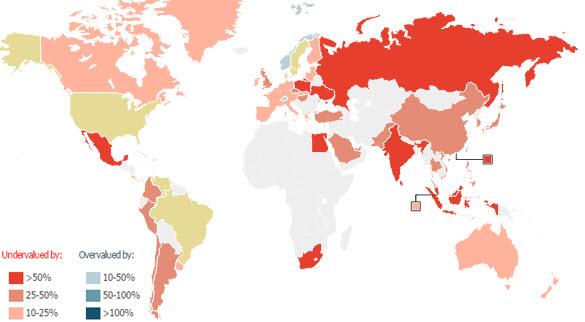 The US Dollar Is Now Overvalued Against Almost Every Currency In The ...