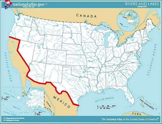 Trump Administration Releases Map Of Proposed Border Wall | Zero Hedge